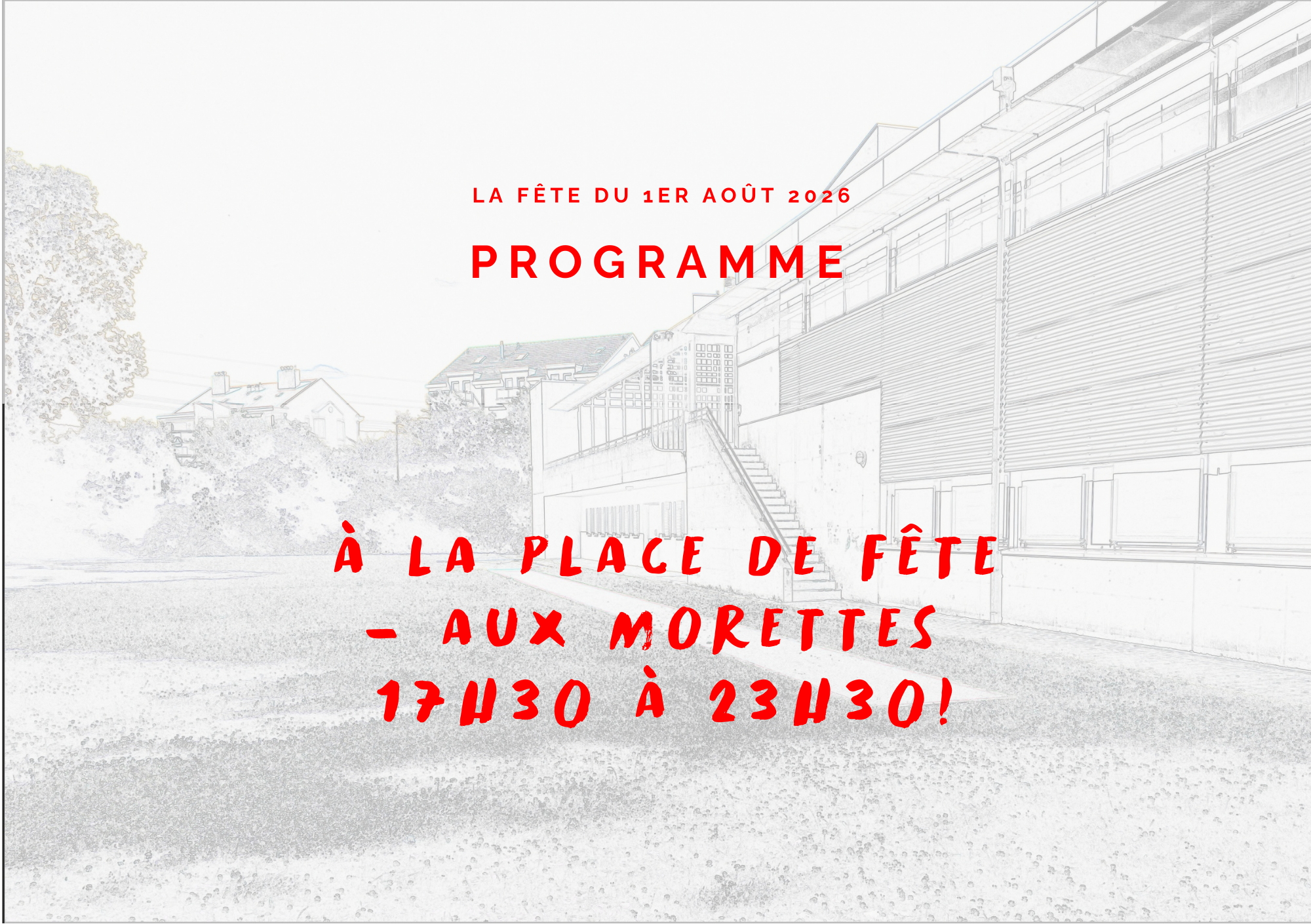 Programme 1er août 2026